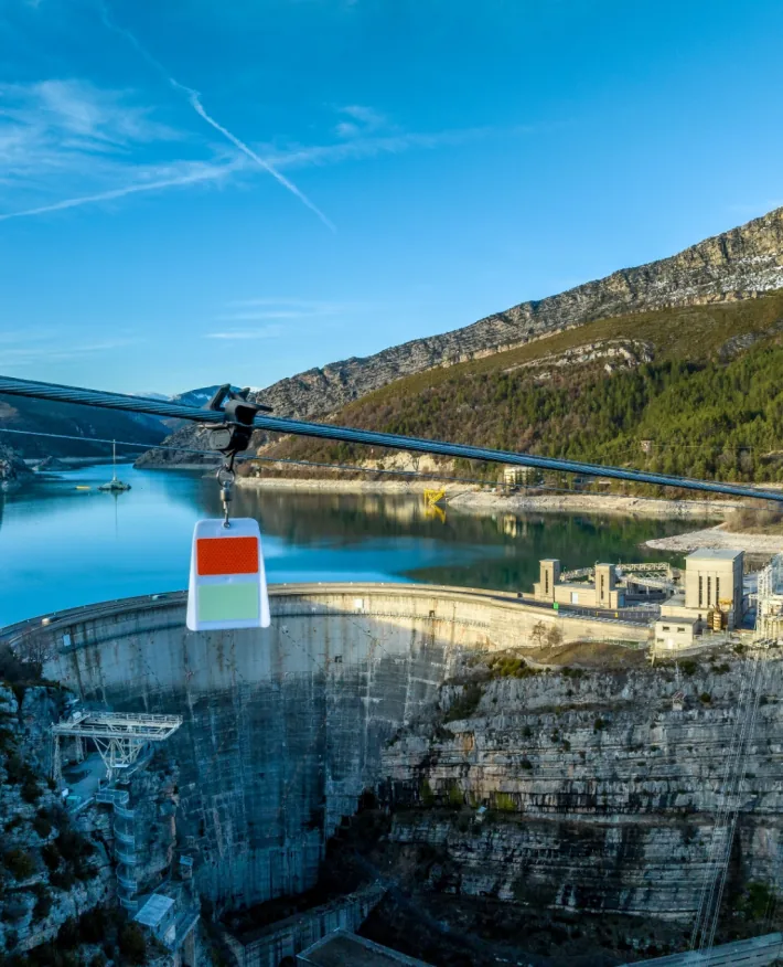 AVIDRONE intervention near a dam
