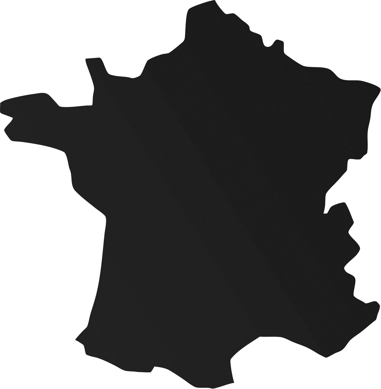 Map of France – La Rochelle